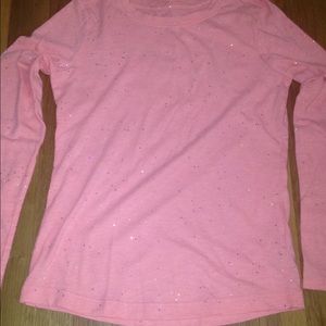 Glitter long sleeve shirt